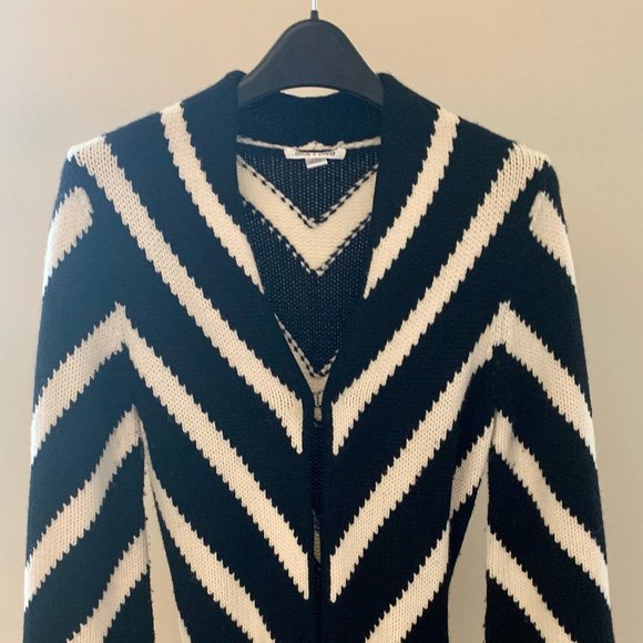 Alice & Olivia Chevron Tie Sweater - Picture 9 of 12